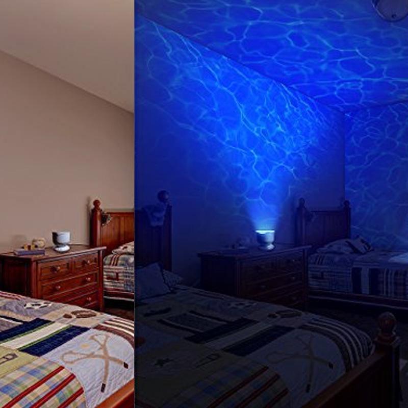 Ocean Waves Projector Lamp with Built-in Speaker - Geovelle