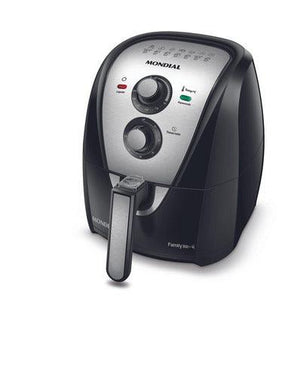 Air Fryer Mondial Family Inox AFN-40, 4L, Black/Inox Color - Geovelle