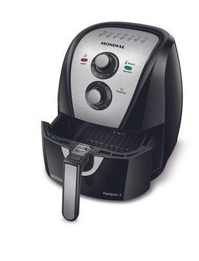 Air Fryer Mondial Family Inox AFN-40, 4L, Black/Inox Color - Geovelle