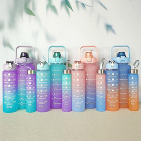 Kit 3 Colored Bottles with different sizes - Geovelle