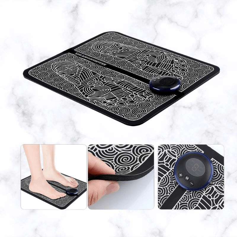 Foot Massager Mat Kit + Mini Back Massager - Geovelle