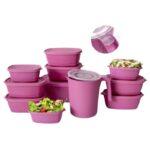 Plastic Pot and Jar Kit Containers 11 Pieces - Geovelle