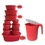 Plastic Pot and Jar Kit Containers 11 Pieces - Geovelle