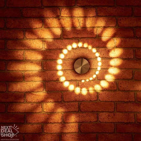 2 Pieces of Decorative Spiral Wall Lights - Geovelle